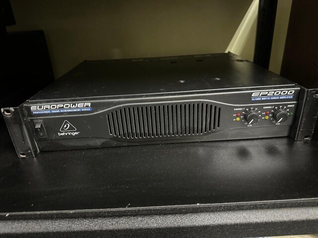 EUROPOWER BEHRINGER 2000 WATT AMPLIFIER Audio Kingston