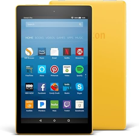 Amazon Fire HD 8 (8th Gen, 32GB) - Canary Yellow W Tablets Swallowfield