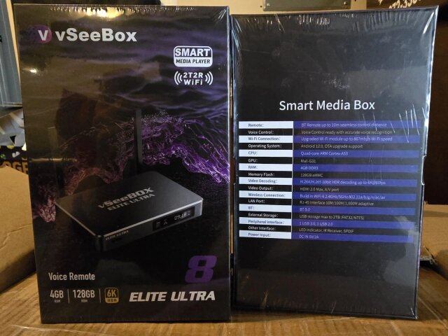 VSeeBox Elite Ultra 8 10 Unit Available TV St James