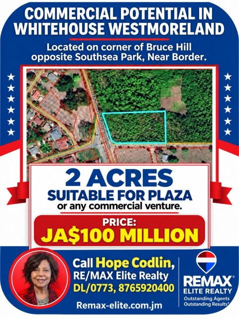 2 Acres Land Land Whitehouse