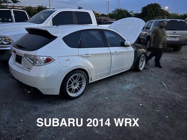 SUBARU 2014 WRX USED PARTS