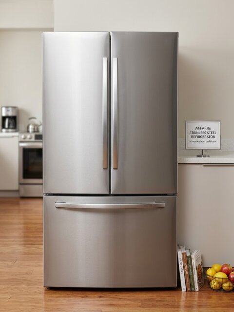 Three-Door Refrigerator