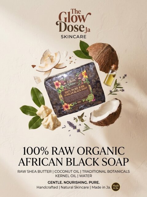 100% Raw African Black Soap