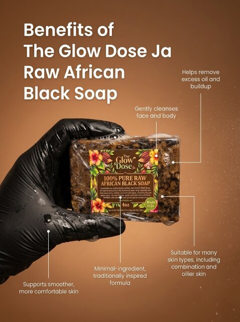 100% Raw African Black Soap