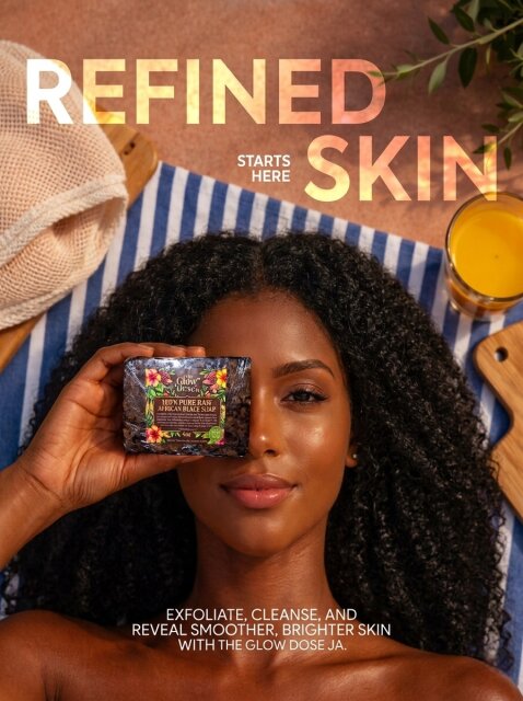 100% Raw African Black Soap