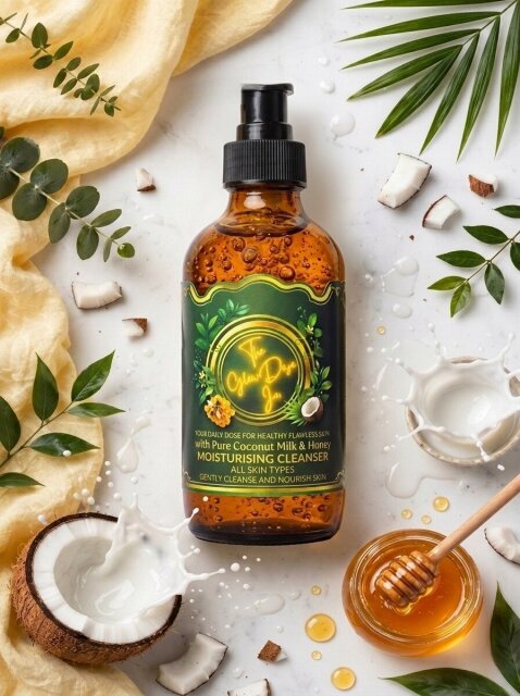 Coconut Milk & Honey Moisturising Face Cleanser Skin Care Kingston