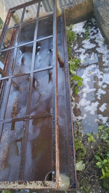 INDUSTRIAL IRON FRAME GRILL / STOVE – FOR SALE