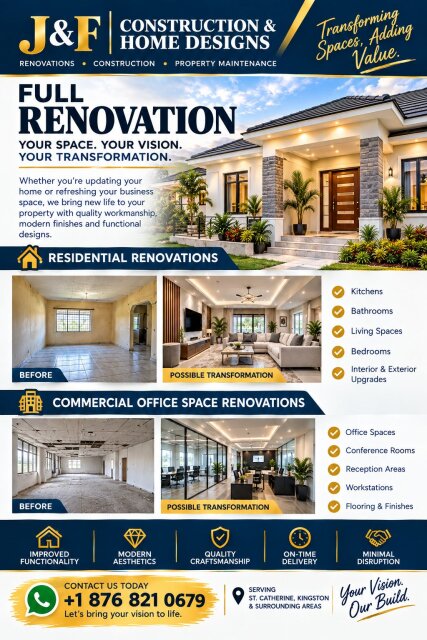 Construction Services Residential And Commerical