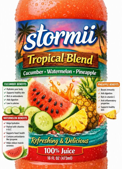 Watermelon Cucumber Pineapple Beverages Kingston