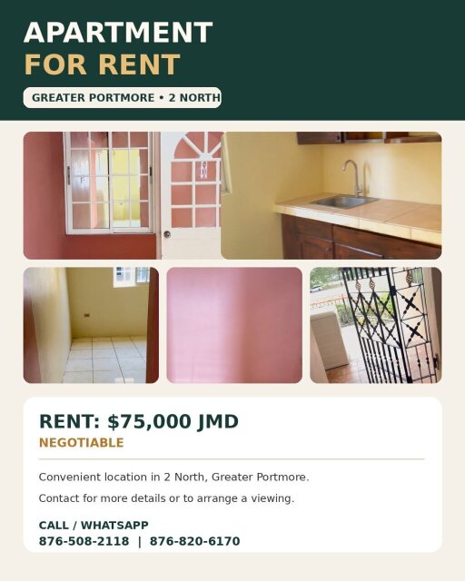 2 Bedroom Apartment Apartments Great Portmore