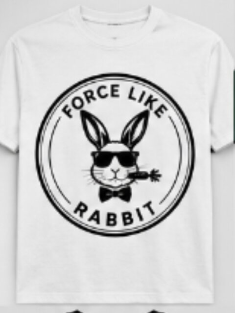 Force Like Rabbit – Unique T-Shirt Designs