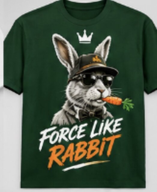 Force Like Rabbit – Unique T-Shirt Designs