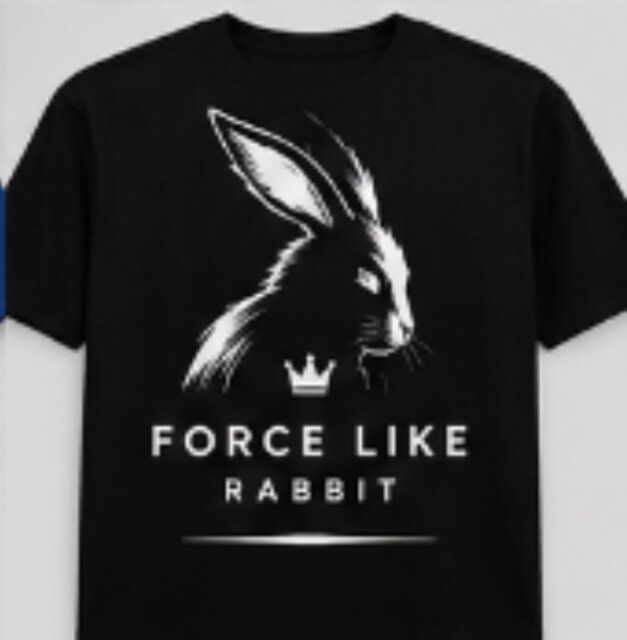 Force Like Rabbit – Unique T-Shirt Designs
