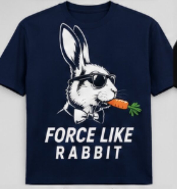 Force Like Rabbit – Unique T-Shirt Designs