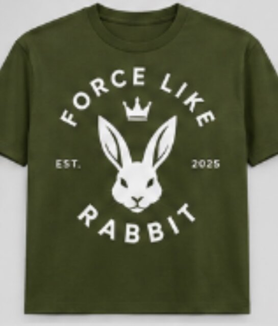 Force Like Rabbit – Unique T-Shirt Designs