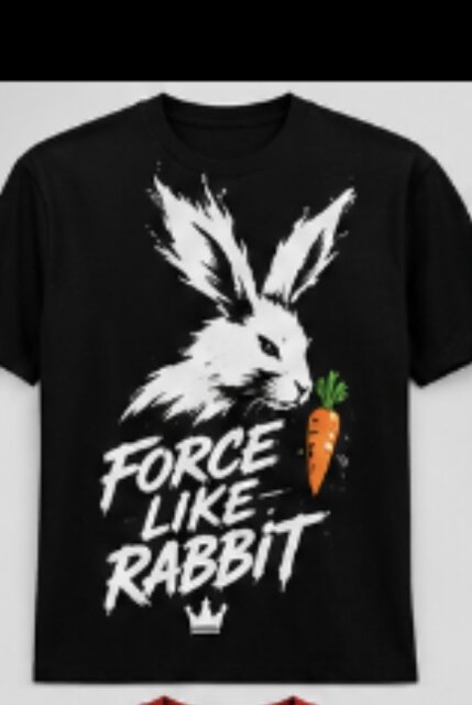 Force Like Rabbit – Unique T-Shirt Designs