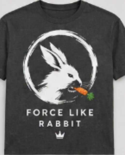 Force Like Rabbit – Unique T-Shirt Designs