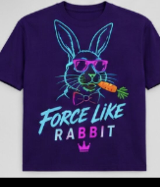 Force Like Rabbit – Unique T-Shirt Designs