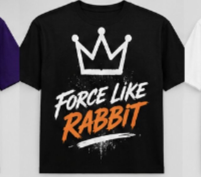 Force Like Rabbit – Unique T-Shirt Designs