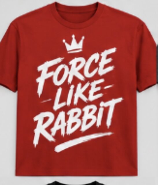 Force Like Rabbit – Unique T-Shirt Designs