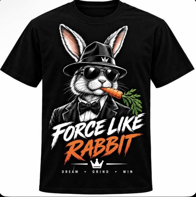 Force Like Rabbit – Unique T-Shirt Designs Men's Clothes St Ann Bamboo