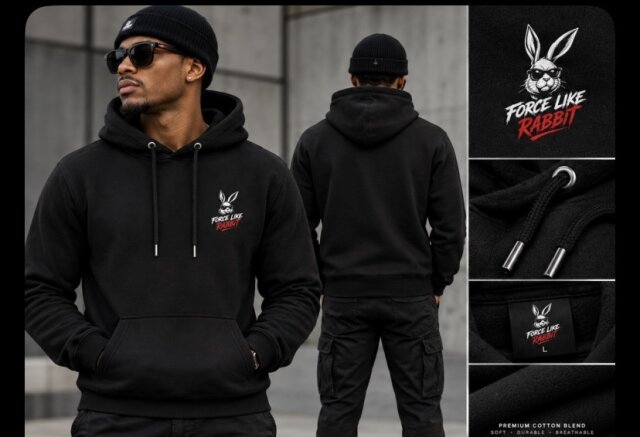 Like Rabbit Men’s Hoodie Men's Clothes St Ann’s Bay