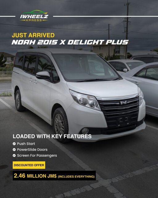 Toyota Noah X Delight Plus (Push Start)
